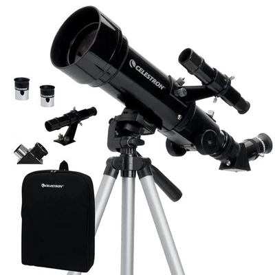 Celestron Travel Scope 70 Portable Refractor Telescope – 70mm Aperture, - Image 1 of 4