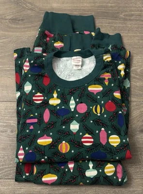 Hanna Andersson Adulto Unisex Largo John Navidad Pijama Estampado Decorativo XXL Foto 1 de 4