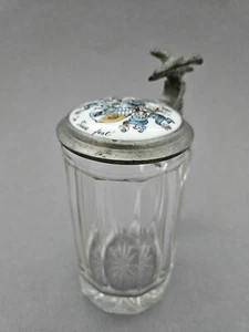 Studentika - Bierkrug BAVARIA FREIBURG. Vollwappen. Widmung, dat. 1908/09. - Bild 1 von 11