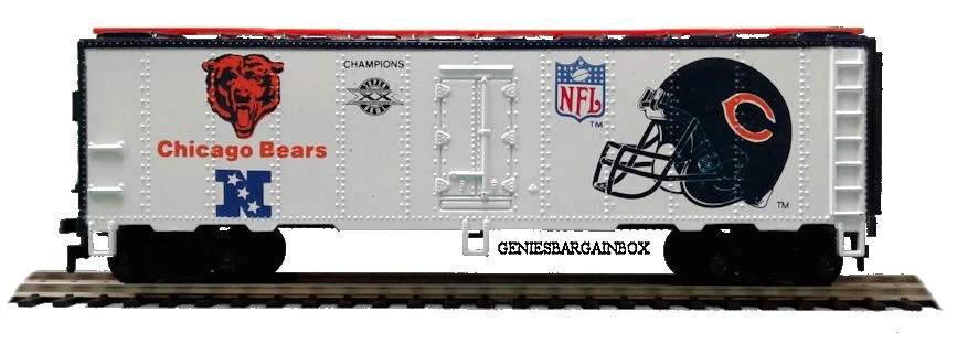 Ho Scale NFL CHICAGO BEARS Reefer Car MANTUA COLLECTIBLE New in Box - Image 1 of 1