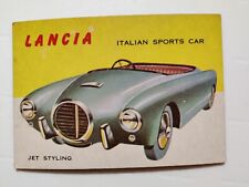 1954 Topps World on wheels #10 Lancia