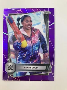 Topps WWE Chrome 2025 Wendy Choo Next Purple Refractor . - Bild 1 von 2