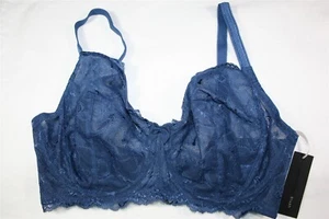 338X01 What Makes You Blush 0233308 Full Coverage Underwire Bra 32DD French Blue - Picture 1 of 2
