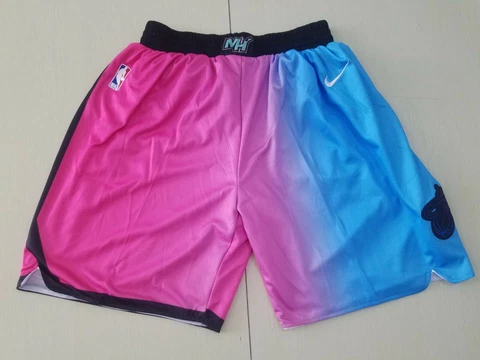 New Miami Heat Gradient city version Men Basketball Shorts Size:S-XXL Cover