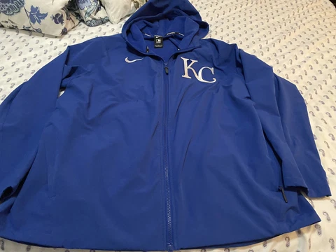 Authentic MLB Collection Nike pregame Kansas City Royals hoody size 2xl full zip Cover