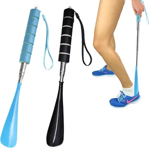 2 Stück Ausziehbarer Schuhanzieher,Schuhlöffel Lang,Schuhanzieher Lang,Schuhlöff - Bild 1 von 6