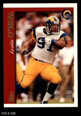 1997 Topps #226 Leslie O'Neal Rams Oklahoma St 8 - NM/MT - Image 1 of 2