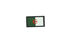 Patch ecusson brode imprime voyage souvenir backpack drapeau algerie algerien - Picture 1 of 1