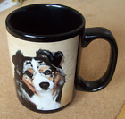 ceramic Australian Shepherd coffee cup mug Intelligent Versatile Affectiona dog