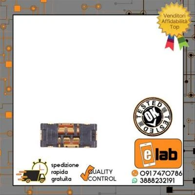 CONNETTORE FPC PER BATTERIA DA APPLE IPHONE 8 A IPHONE XR FLEX FLAT - Immagine 1 di 3