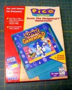 Sonic the Hedgehog's Gameworld (Sega Pico, 1996) *SEALED* Complete Box Manual - Picture 1 of 11