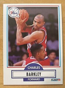 Charles Barkley 1990-91 Fleer Basketball #139 Philadelphia 76ers HOF Star Mint