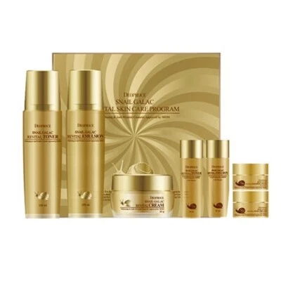 DEOPROCE Snail Galac Revital Skincare Program 3-piece Special Set (+ Free Gift) - Image 1 of 2