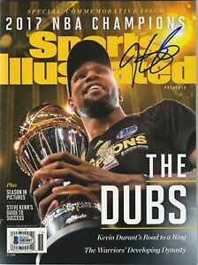 KEVIN DURANT Signed 9/21/17 SPORTS ILLUSTRATED w/ Beckett COA (NO Label)