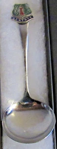 #96) SILVER PLATED SAUCE GRAVY SPOON VENTNOR SEASIDE RESORT ISLE OF WIGHT - Picture 1 of 2
