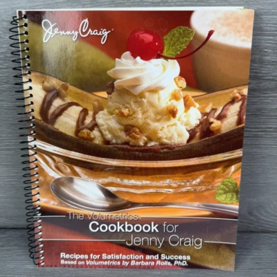 Volumetrics Cookbook for Jenny Craig Recipes 2005 Spiral Bound Book Health Meals Foto 1 de 4