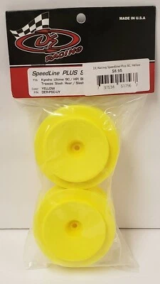 DE Racing Speedline Plus SC Wheel Rear Yellow Slash 4x4 - Image 1 of 2