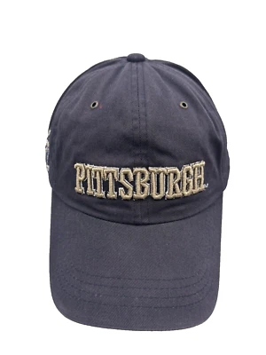 Pittsburgh College Hat NCAA Panthers Navy Baseball Cap Adjustable - Image 1 of 4