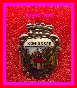 ꧁ HUTNADEL anstecknadel OBERBAYERN st. BARTHOLOMAE im KÖNIGSSEE emaille WAPPEN ꧂ - Bild 1 von 2
