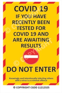 KNEIPENVIRUS NICHT BETRETEN SCHILD AUFKLEBER POSTER Raus aus meiner Kneipe - Bild 1 von 1