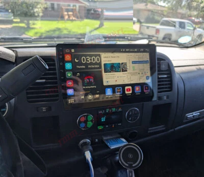 For Chevrolet Silverado 1500 2500 3500 07-14 Apple Carplay Car Radio Android 13 - Imagem 1 de 4