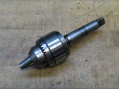 Jacobs 14N 0-1/2" (ACTUAL 9/64-9/16") Super Ball Bearing Drill Chuck 3MT (#10) - Image 1 of 4