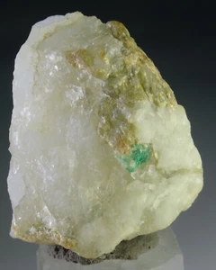 NATURAL EMERALD -160 CARATS NATURAL SWAT EMERALD & CALCITE PAKISTAN, (BS-15), - Picture 1 of 10