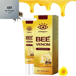Bee Venom Wrinkle Removal Cream,Bee Venom Wake up Eye Cream with Melittin, Colla - Picture 1 of 7