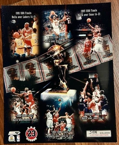 Michael Jordan 8x10 Glossy Photo “NBA FINALS” LTD 5494/23,000 Upper Deck - Bild 1 von 2