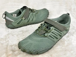 Sports Trail Running Shoes Men’s 12 US 46 EU Green Minimalist Barefoot Hiking - Picture 1 of 8