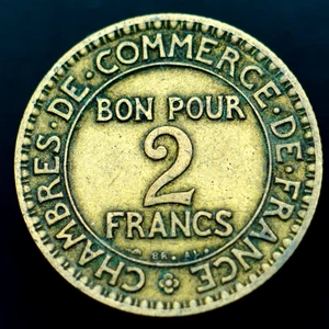 1922 France 2 Francs Coin, km877 - Beautiful Coin 🇫🇷 Free Shipping! 🩷 - Picture 1 of 5