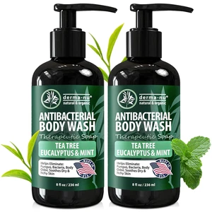 Gel de bano Jabon antibacteriano y gel de bano de árbol de te para la tina ingui - Imagen 1 de 12