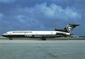 Postcard Airline Aeromexpress Cargo B727-200 N909PG AVP26/02 AP1. - Picture 1 of 2