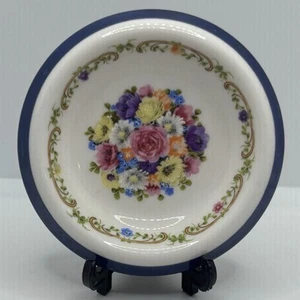 Porcelain Miniature Floral Plate Made In Argentina - Picture 1 of 6