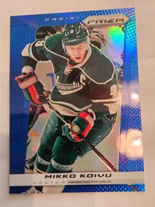 Tarjeta insertada azul Mikko Koivu - 2013-14 Panini Prizm Prizms - Imagen 1 de 2