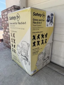 Safety 1st Grow N Go 8 In 1 Black Stroller Travel System. BRAND NEW NEVER USED!! - Picture 1 of 3