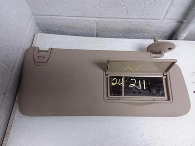 2020 DODGE RAM3500 Passenger Right Side Tan Vinyl Sun Visor W/Lighted Mirror  - Image 1 of 4