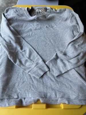 Real Tree Men’s Size 2XL Gray Thermal Long Sleeve Shirt - Image 1 of 3