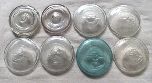 Vintage gebraucht GLAS DRAHTBALLEN TYP OBSTGLAS DECKEL KONVOLUT (8) A. G. SMALLEY & CO. - Bild 1 von 5