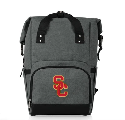 NEW W/ Tags USC Trojans roll-top Backpack Cooler MSRP: $78.95 - Image 1 of 4