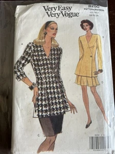 Vogue 8250 Misses Top, Skirt, Shorts Sz 14-18 - Picture 1 of 3