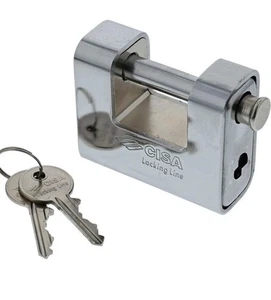 cisa locking line padlock 21810 80mm Container Padlock - Picture 1 of 7
