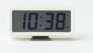 MUJI Digital Alarm Clock MJ‐DCSW1 White W120 × D48 × H61 mm Switchable Calendar - Picture 1 of 9