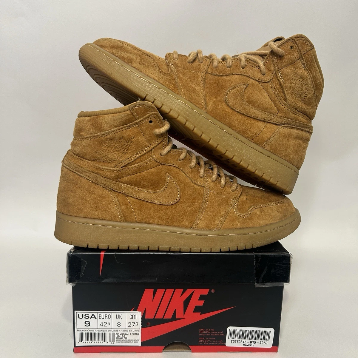 新品未使用 NIKE AIR JORDAN 1 WHEAT Air Jordan 1 High 'Wheat' Release Date. Nike SNKRS