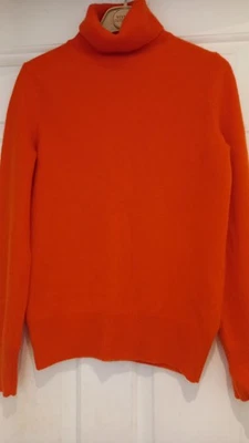 Marks & Spencer Polo Neck Cashmere Jumper Size 6 Bust 34 Excellent Condition - Image 1 of 2