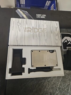 The Ridge  Damascus Wallet Money Clip j12 - Image 1 of 4