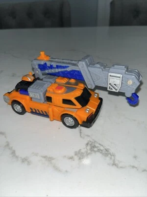 Transformers Armada Smokescreen - Orange Crane Truck with winch - Image 1 of 4
