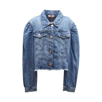 4355AZ GIUBBOTTO DENIM RAGAZZA LIU JO GIRL DENIM JACKET Foto 1 de 4
