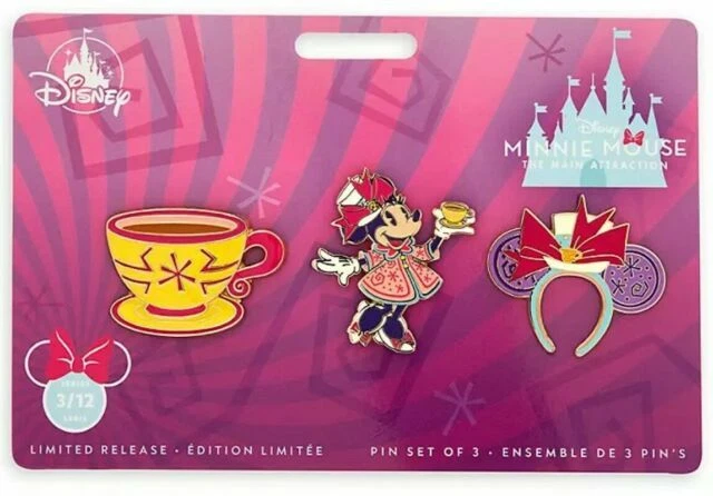 Disney Minnie Mouse: The Main Attraction Pin Set - Mad Tea Party (Limited Release)