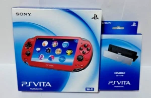 Sony Playstation PS Vita PCH-1000 ZA03 Cosmic Red Wi-fi Console Handheld System - Picture 1 of 2